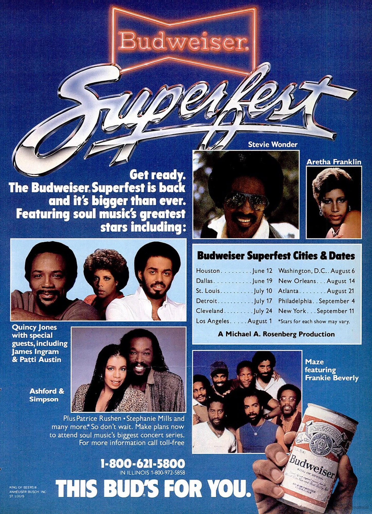 Budweiser Superfest 1982 | Concerts Wiki | Fandom