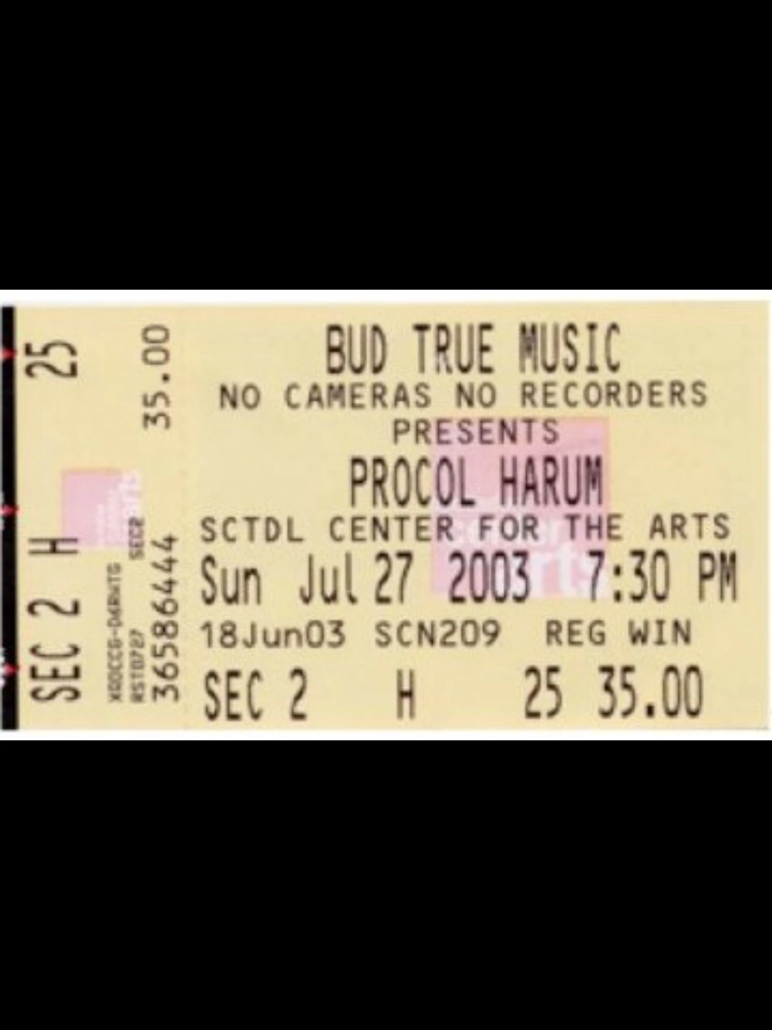 July 27, 2003 Scottsdale Center Of The Arts, Phoenix, AZ