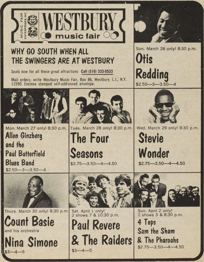 March 27, 1967 Westbury Music Fair, Westbury, NY Concerts Wiki Fandom