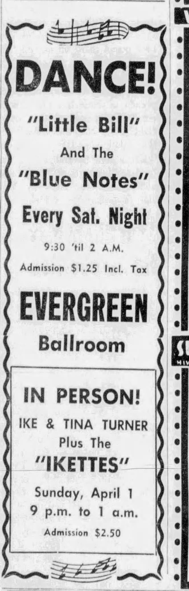 April 1, 1962 Evergreen Ballroom, Olympia, WA | Concerts Wiki | Fandom
