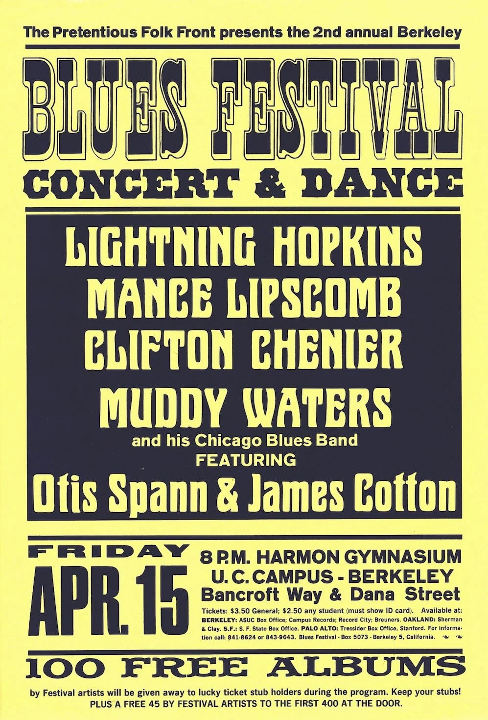 April 15, 1966 Harmon Gym, Berkeley, CA | Concerts Wiki | Fandom