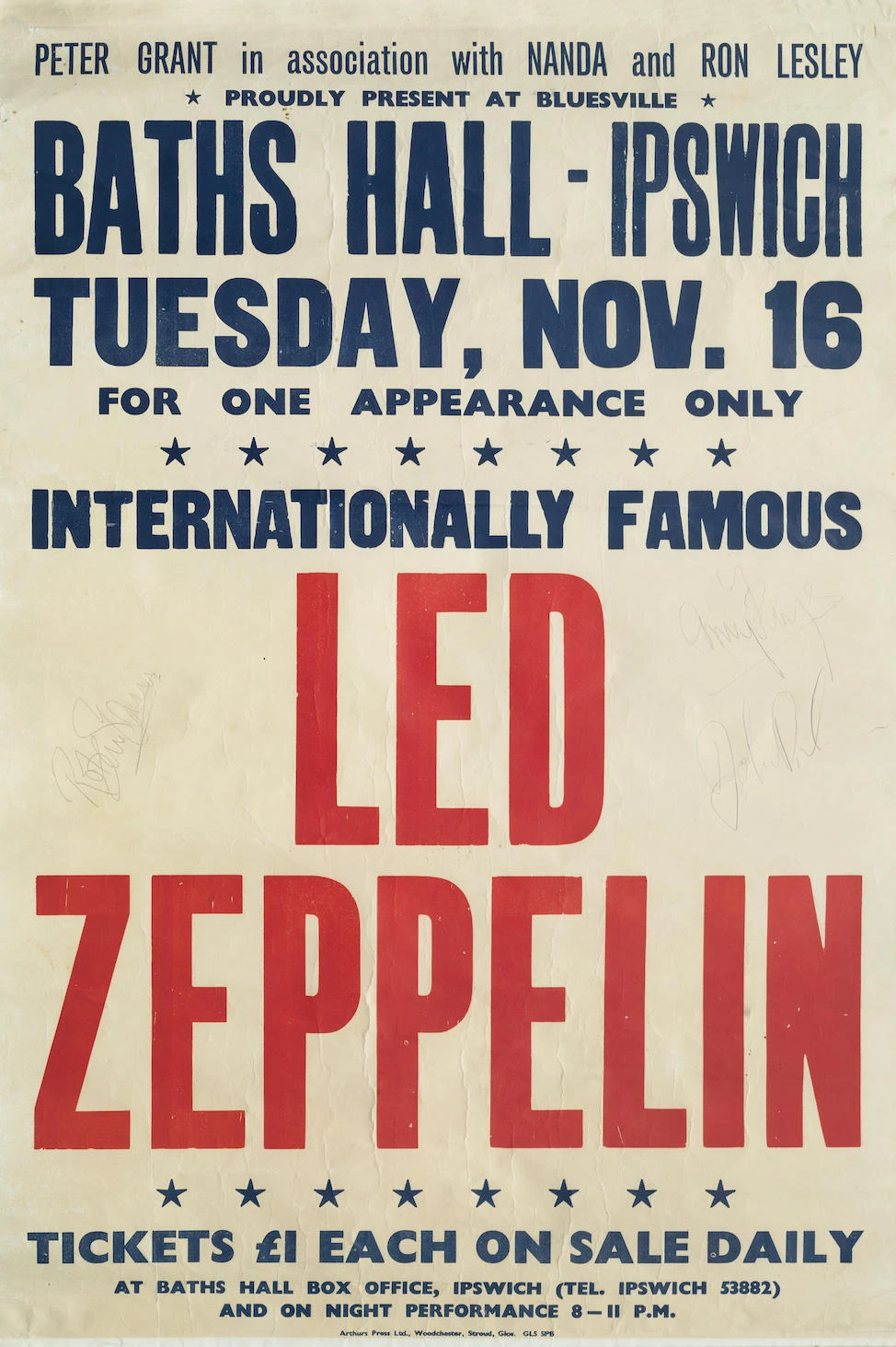 1971 ltd for sale on November 16 1971 St Matthew S Baths Hall Ipswich Eng Concerts Wiki Fandom