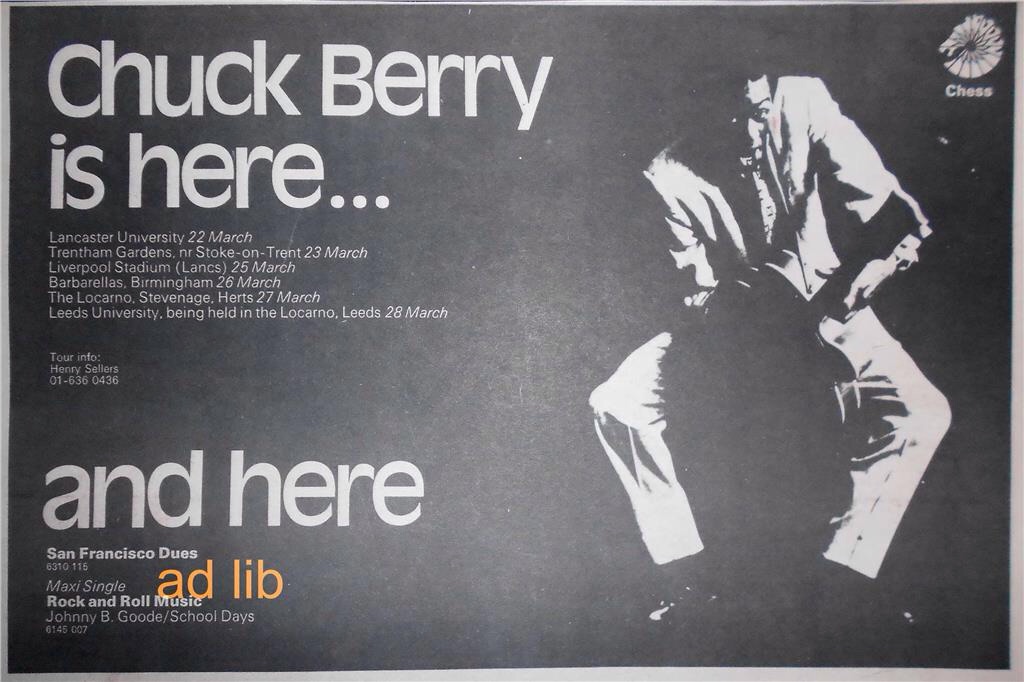 chuck berry uk tour