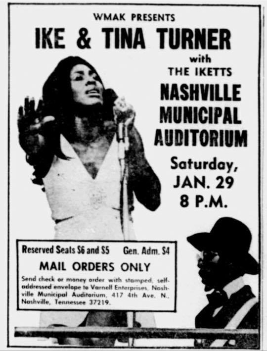 January 29, 1972 Municipal Auditorium, Nashville, TN Concerts Wiki