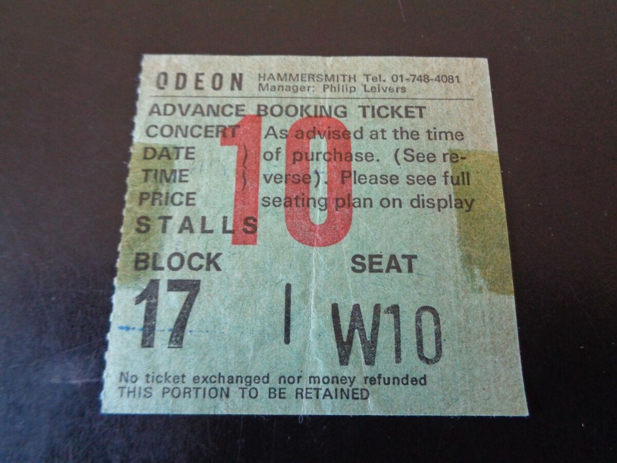 June 12, 1977 Hammersmith Odeon, London, ENG Concerts Wiki Fandom