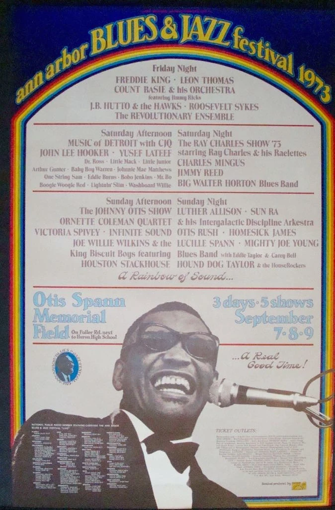 Ann Arbor Blues & Jazz Festival 1973 Concerts Wiki Fandom