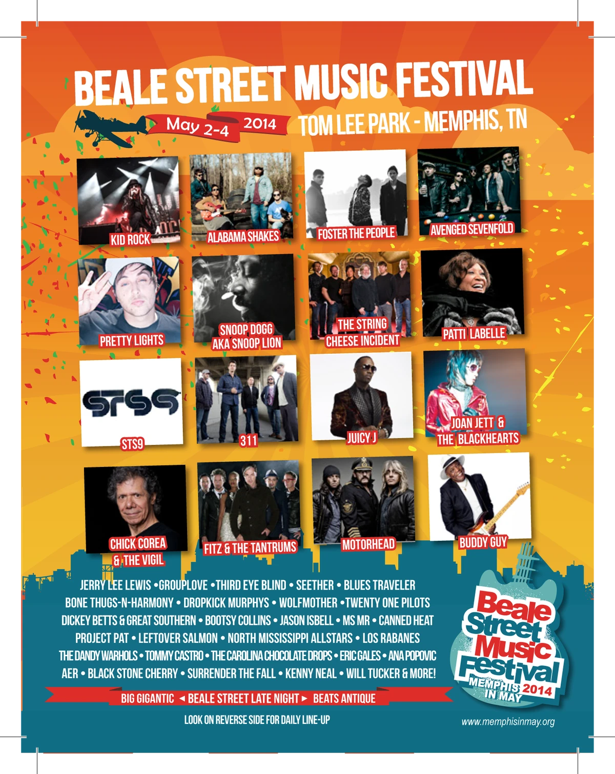 Beale Street Music Festival 2014 | Concerts Wiki | Fandom