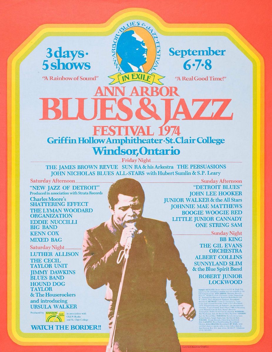 Ann Arbor Blues & Jazz Festival 1974 Concerts Wiki Fandom