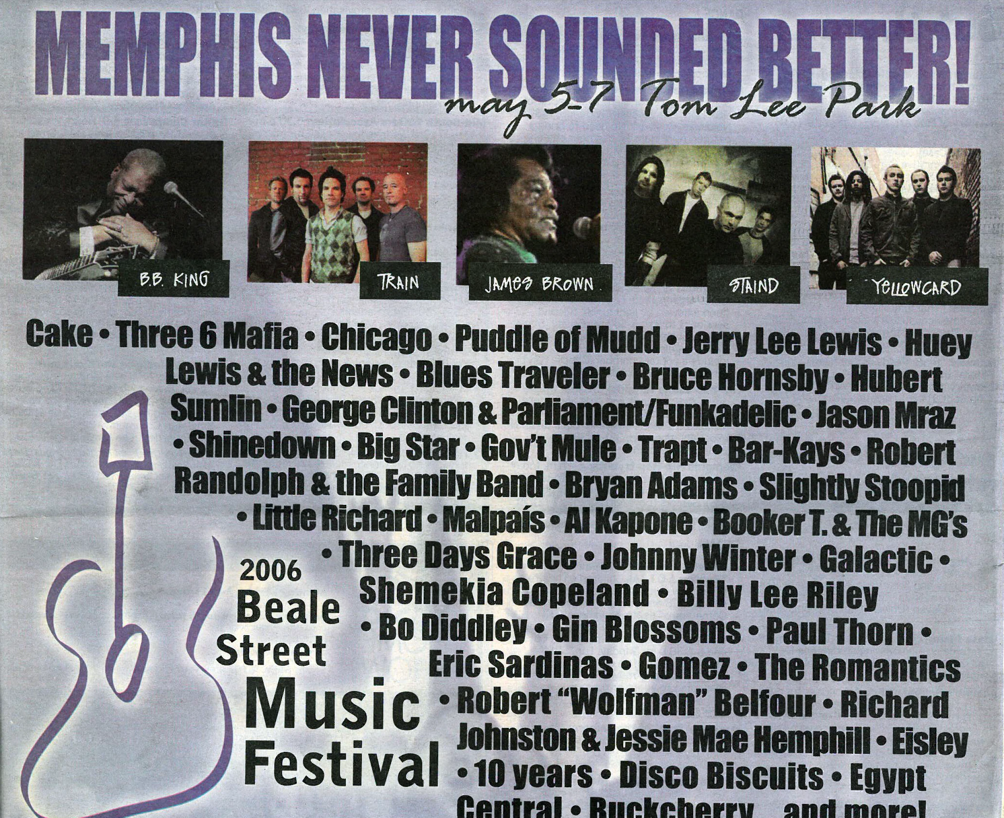 Beale Street Music Festival 2006 | Concerts Wiki | Fandom