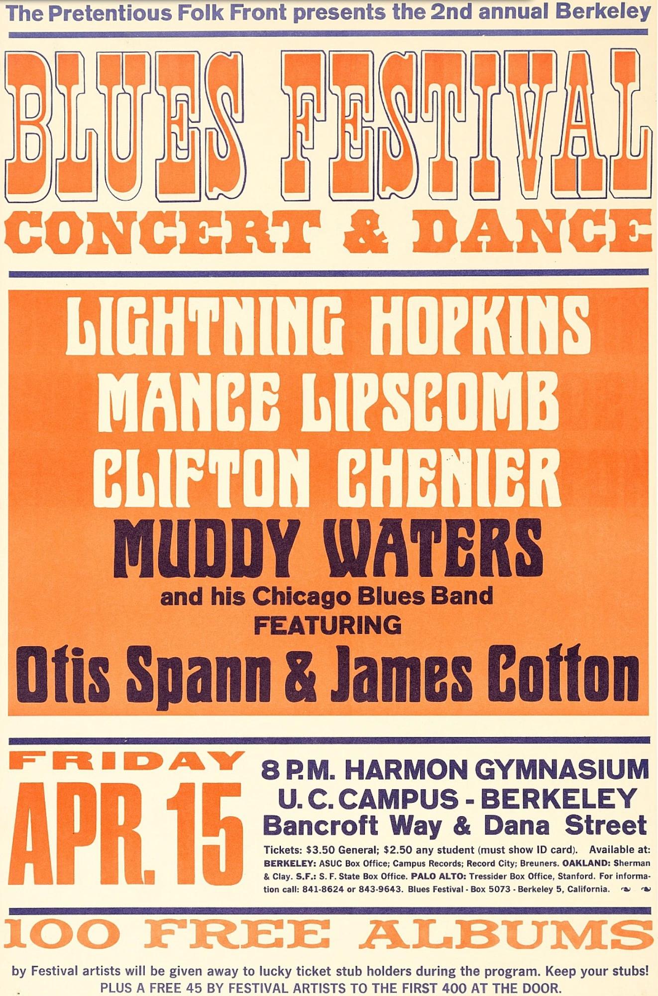 April 15, 1966 Harmon Gym, Berkeley, CA | Concerts Wiki | Fandom