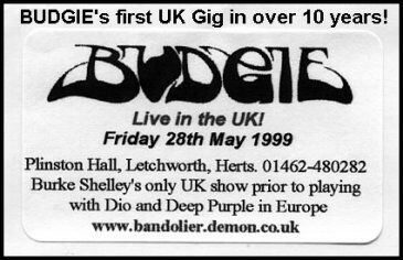 May 28, 1999 Plinston Hall, Letchworth, ENG, Concerts Wiki