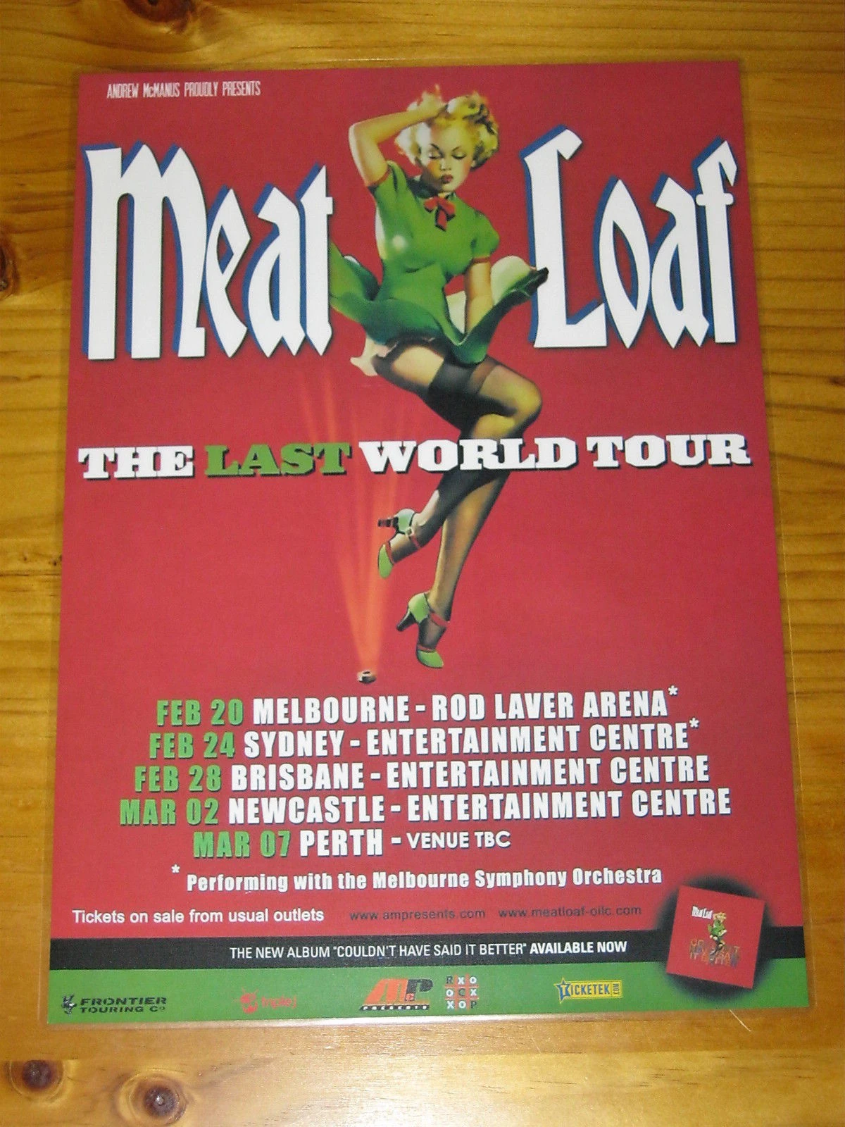 Meat Loaf The Last Tour Concerts Wiki Fandom