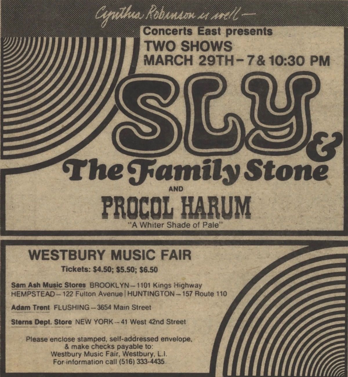 March 29, 1969 Westbury Music Fair, Westbury, NY Concerts Wiki Fandom
