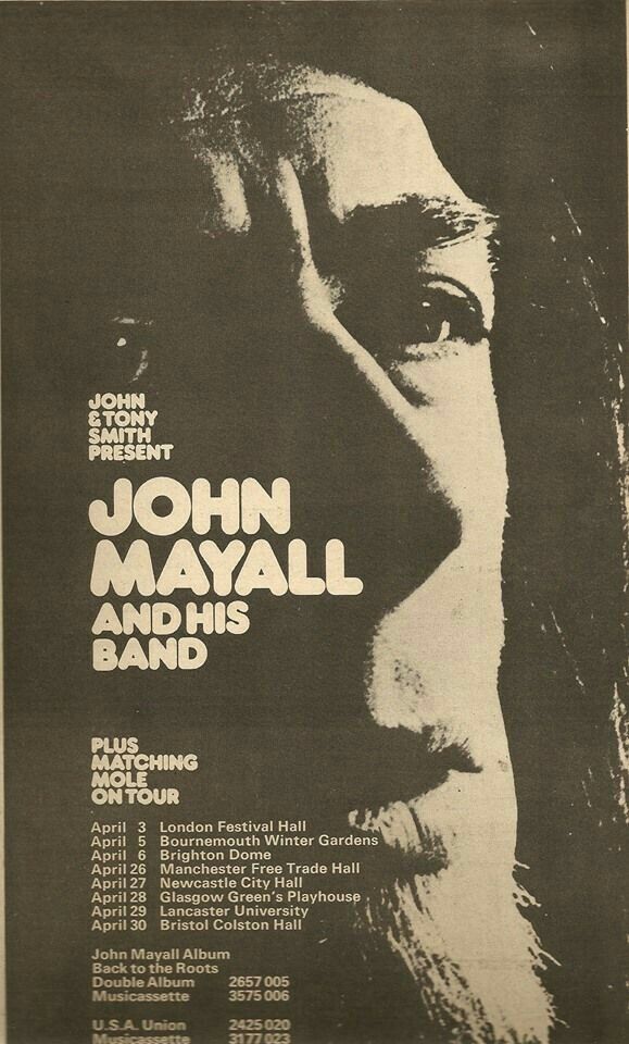 john mayall on tour