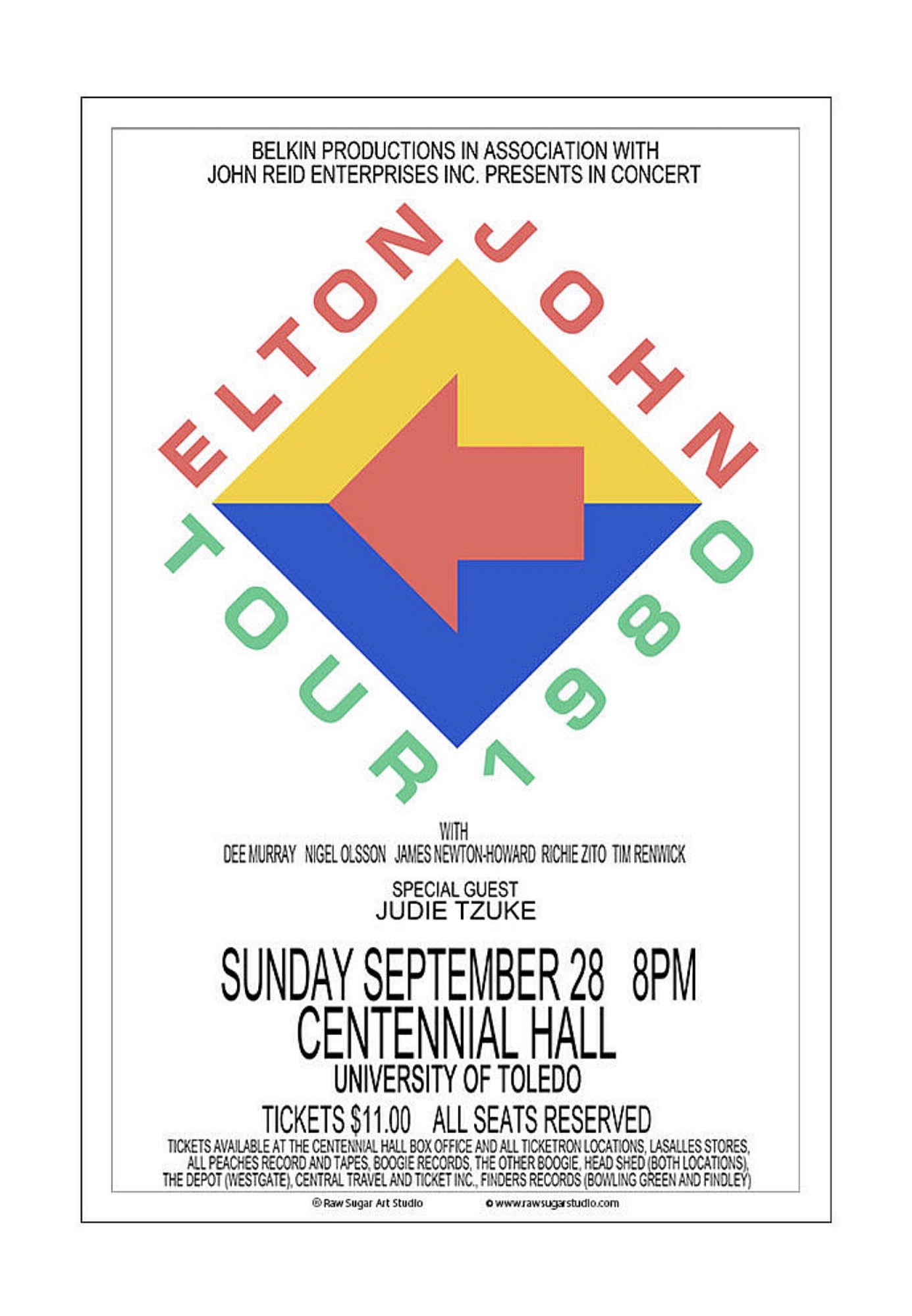 September 28, 1980 Centennial Hall, Toledo, OH | Concerts Wiki | Fandom