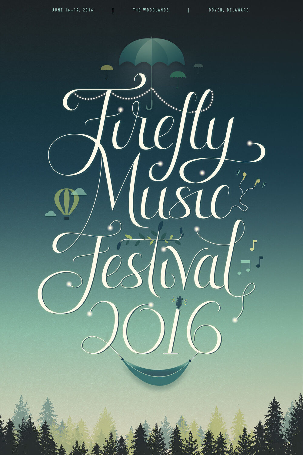 firefly music festival poster