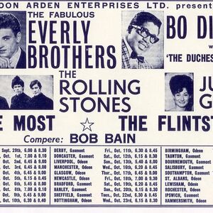 Package Tour With Everly Brothers Bo Diddley Little Richard Joined At Watford Rolling Stones Julie Grant Mickie Most The Flintstones Bob Bain Compere Concerts Wiki Fandom