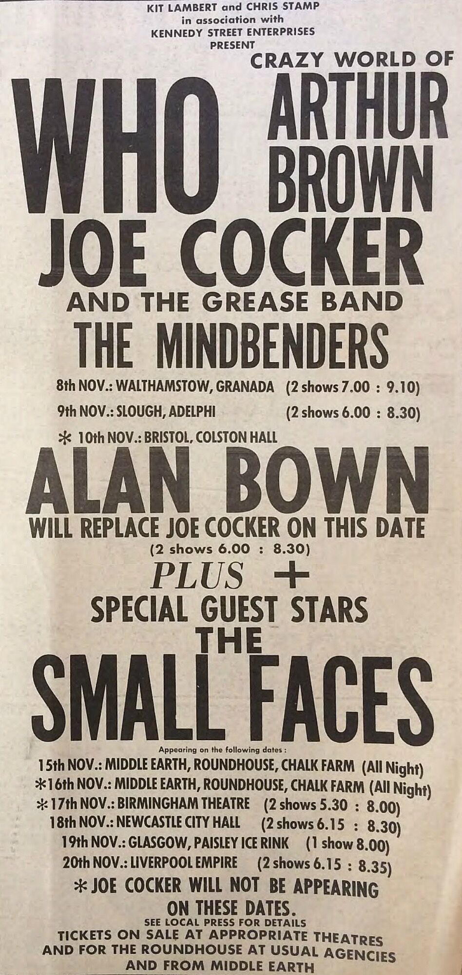 May 2, 1970 Roundhouse, London, ENG, Concerts Wiki