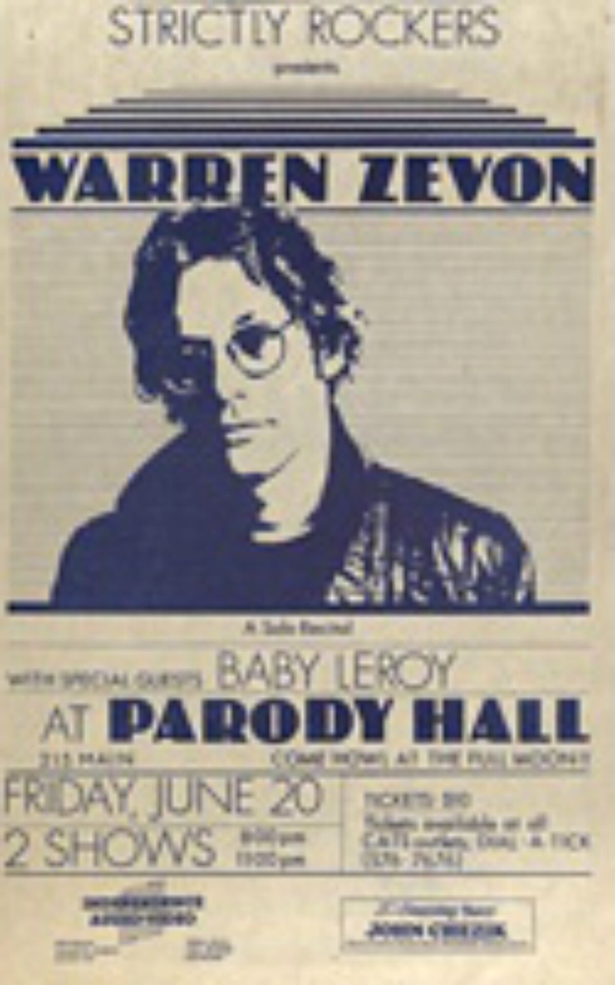 June 20, 1986 Parody Hall, Kansas City, MO Concerts Wiki Fandom