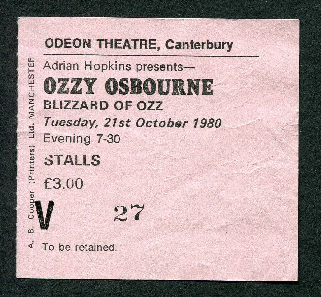 October 21, 1980 Odeon, Canterbury, ENG Concerts Wiki Fandom