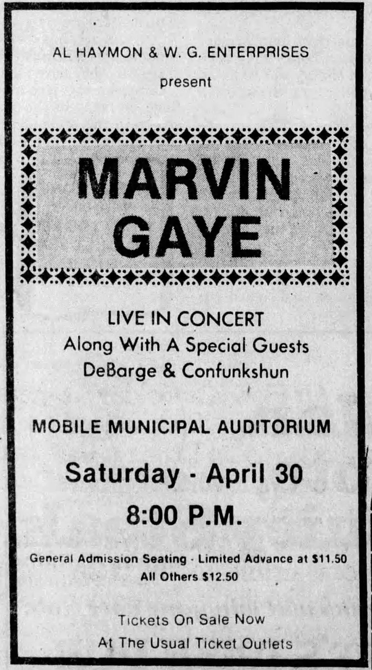 April 30, 1983 Municipal Auditorium, Mobile, AL Concerts Wiki Fandom