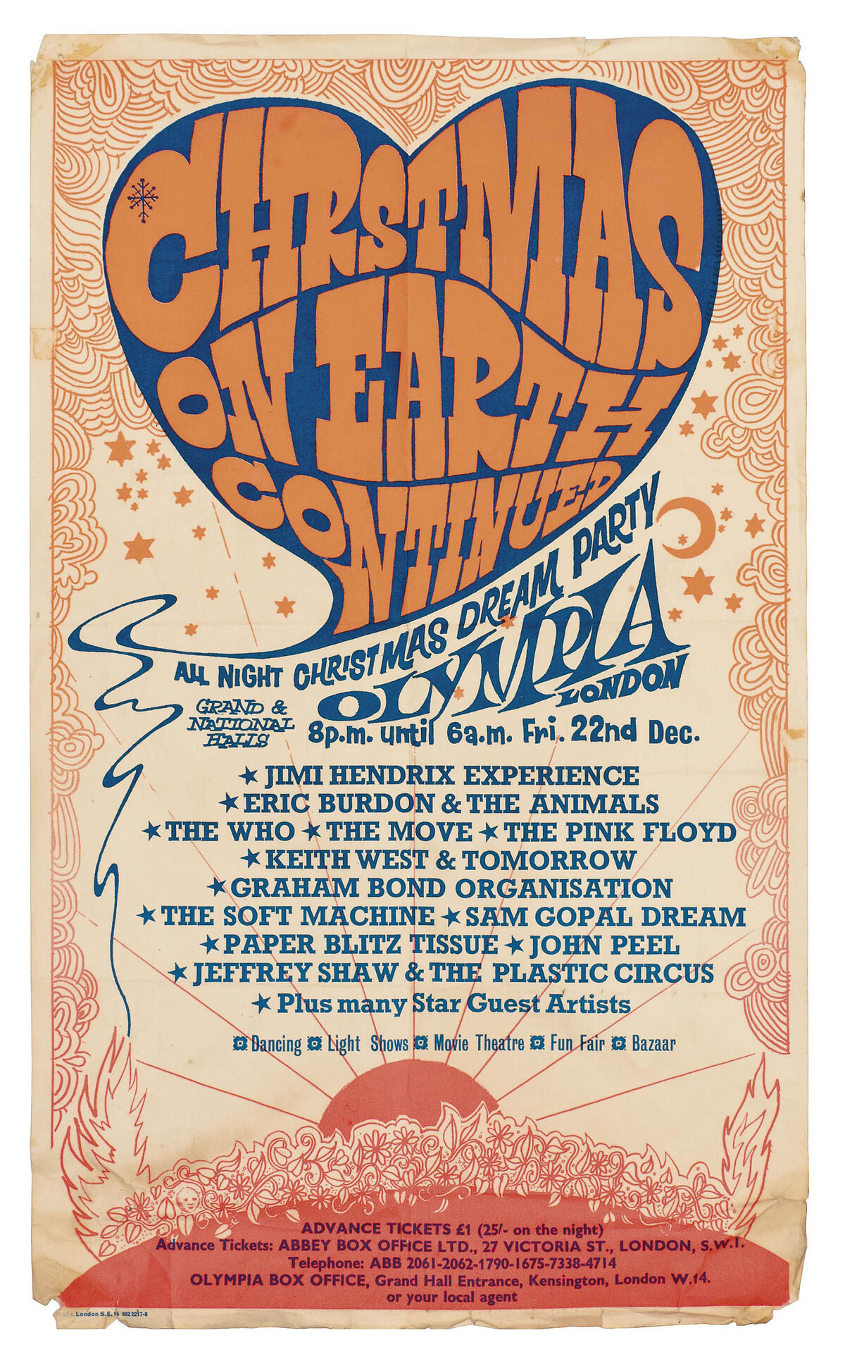 December 22, 1967 Kensington Olympia, London, ENG | Concerts