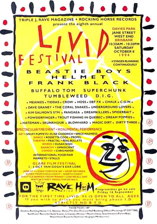 Livid Festival 1994 | Concerts Wiki | Fandom
