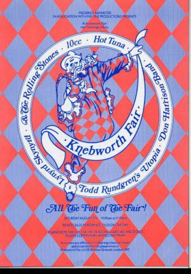 August 21, 1976 Knebworth Park, Knebworth, ENG Concerts Wiki Fandom