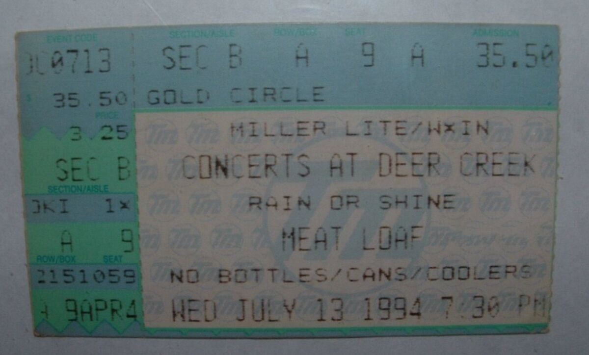 July 13, 1994 Deer Creek, Indianapolis, IN Concerts Wiki Fandom