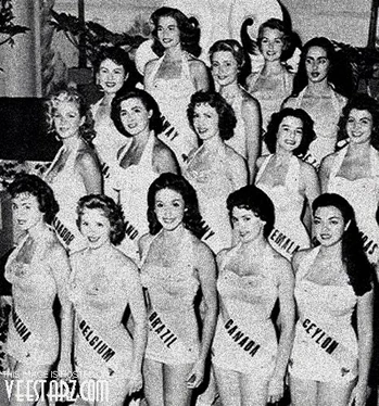 Top 15 Miss Universo 1955.