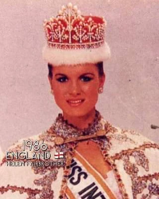 Miss Internacional 1986 Wikia Concursos de Belleza Fandom