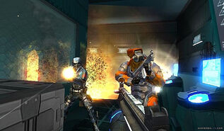 Early version of the level