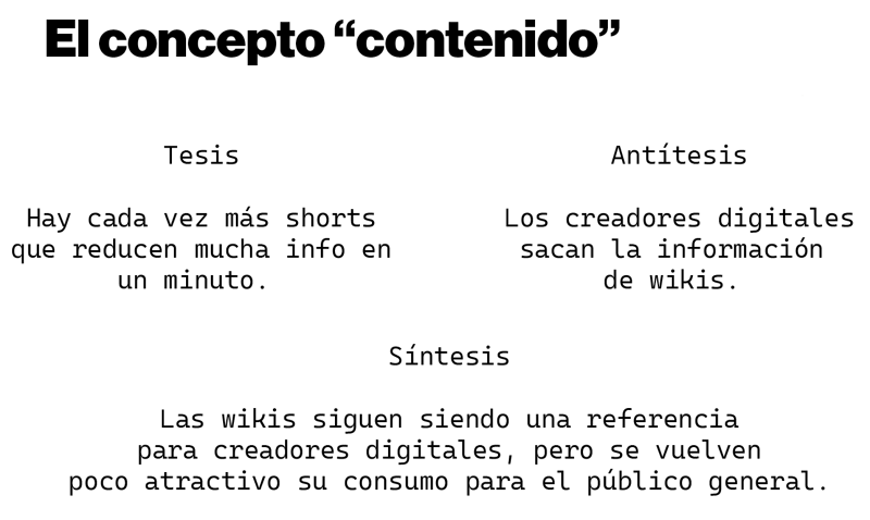 Concepto-contenido