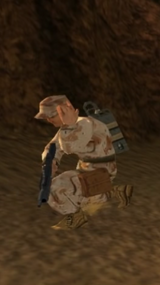 Sgt. John Bradley as he appears during Conflict: Desert Storm (Delta Force).