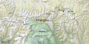 Localização de Khangtso