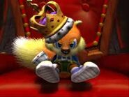 Conker as a King in 'Conker: Live & Reloaded.