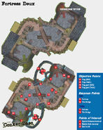 An overview map of Fortress Duex
