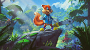 Promotional art for Conker's Big Reunion.