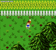 Conker jumping in Conker's Pocket Tales.