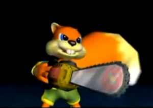 Aparición de Conker en un comercial de Xbox
