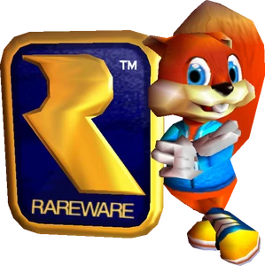 Conker Rareware.png (252 kB) Logotipo de Rareware en este videojuego, visto antes de que comience la partida.