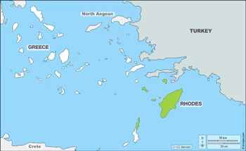 A map of the Modern Rhodian Republic