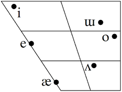 Emmut vowel trapezoid