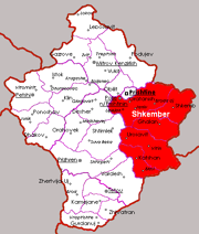 Region Kamieniec na mapie