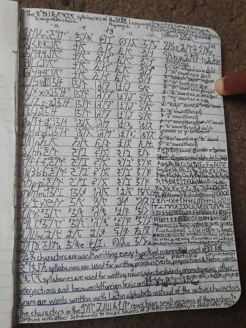 The Basic Niganese Alphabets