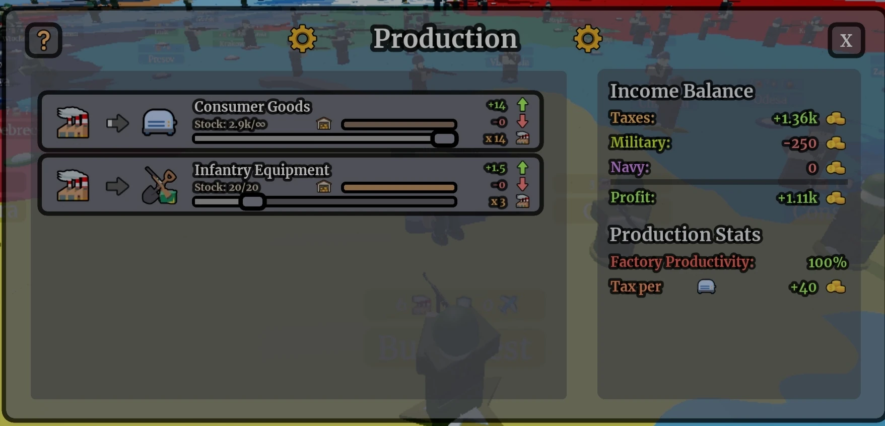 Production | Conquer Europe WW2 Wiki | Fandom