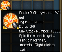 Senior Refinery Material Wheel