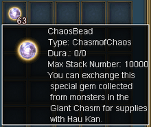 Chaos bead