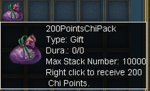 200 Points Chi Pack