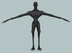 SCP - Containment Breach on X: SCP-966: Final concept art approved. Its  sleek, hairless body and piercing black eyes will haunt your nightmares.  Beware its ability to disorient and drain victims of